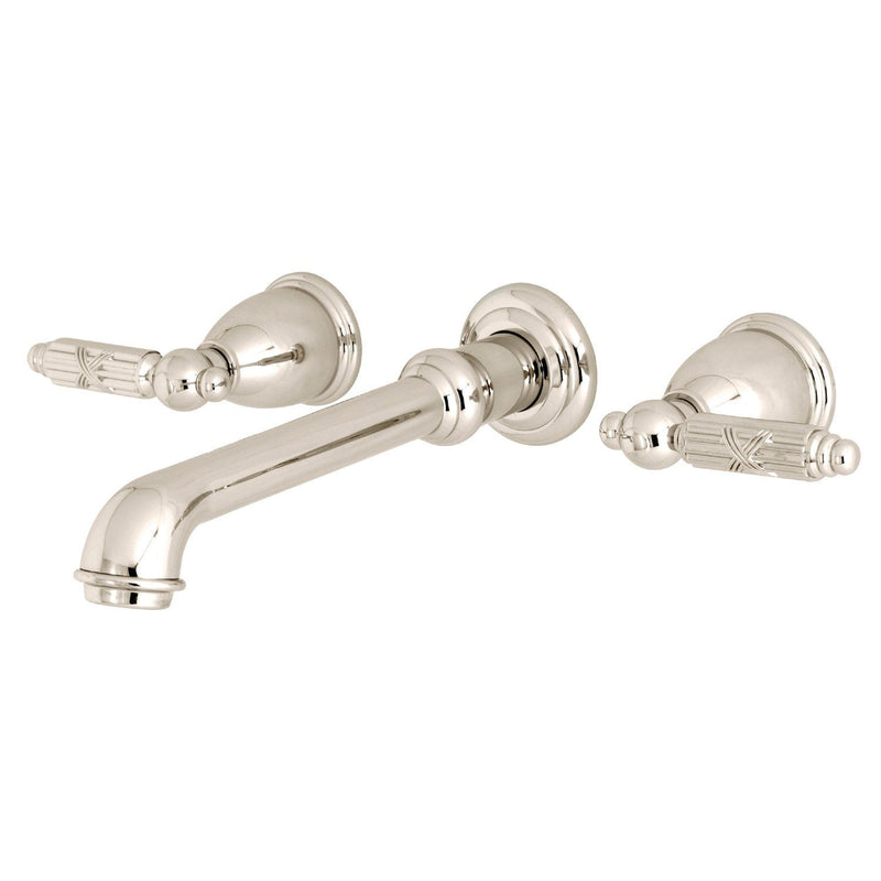 Georgian Two-Handle 3-Hole Wall Mount Roman Tub Faucet