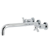 Millennium Two-Handle 3-Hole Wall Mount Roman Tub Faucet