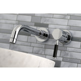 Kaiser Single-Handle 2-Hole Wall Mount Bathroom Faucet