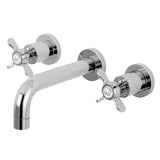 Essex Double-Handle 3-Hole Wall Mount Bathroom Faucet