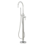 Concord Single-Handle 1-Hole Freestanding Tub Faucet with Hand Shower