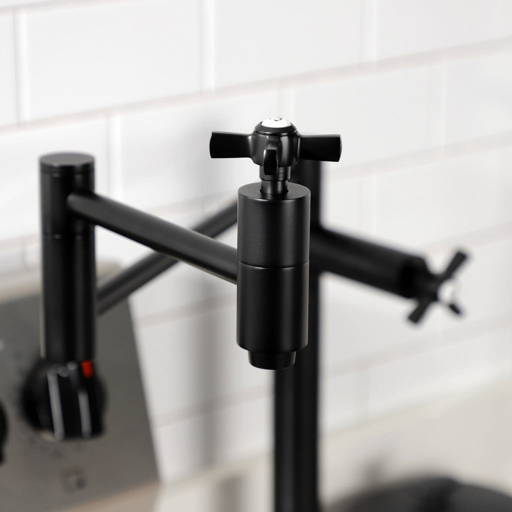 Millennium Two-Handle 1-Hole Deck Mount Pot Filler Faucet
