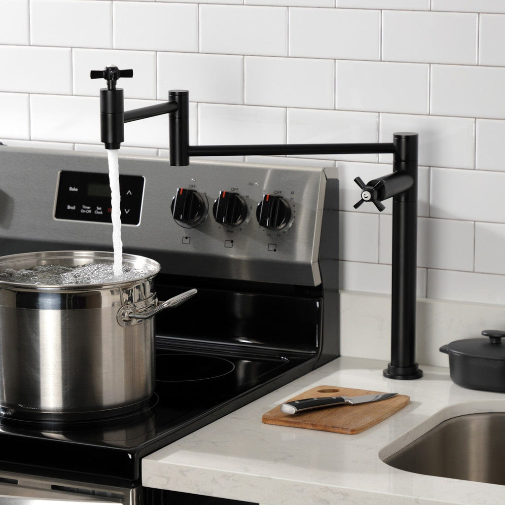 Millennium Two-Handle 1-Hole Deck Mount Pot Filler Faucet