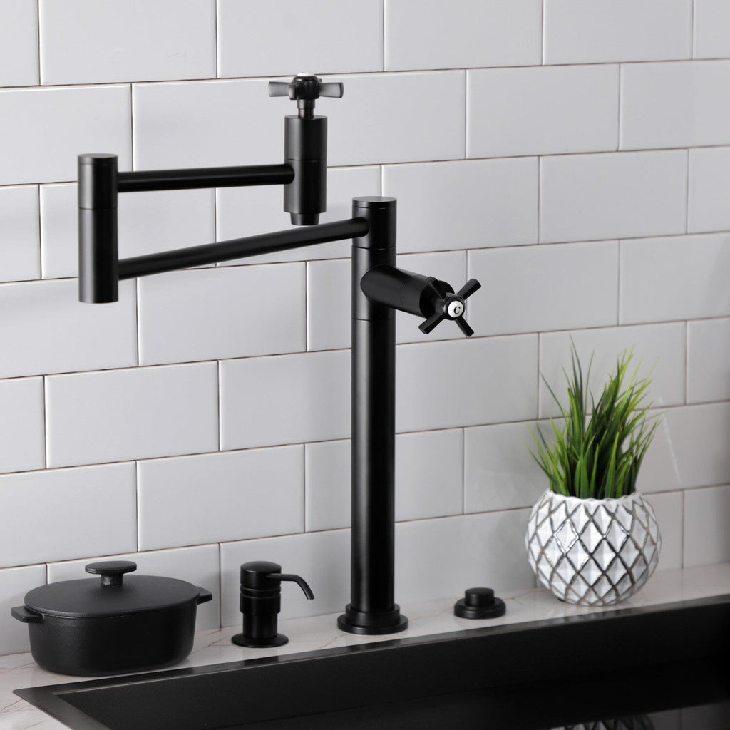 Millennium Two-Handle 1-Hole Deck Mount Pot Filler Faucet