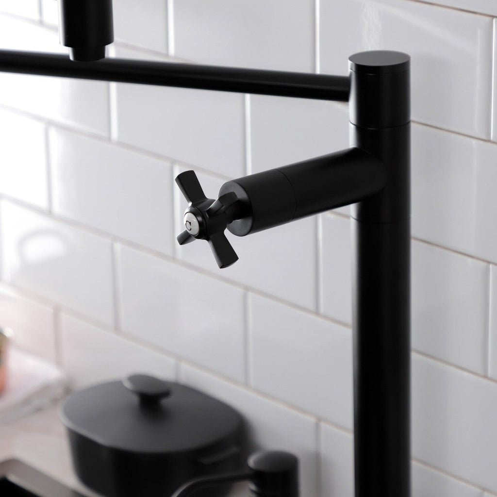 Millennium Two-Handle 1-Hole Deck Mount Pot Filler Faucet