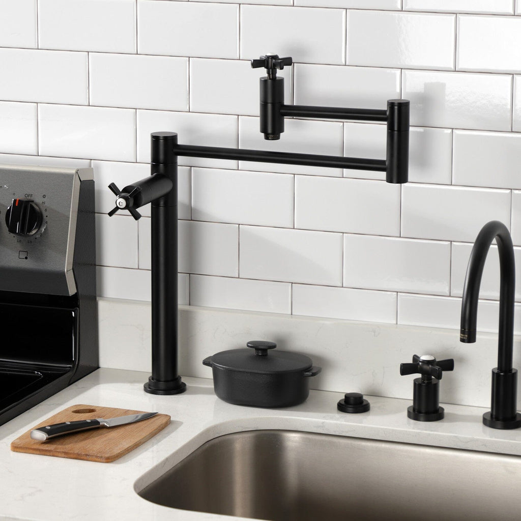 Millennium Two-Handle 1-Hole Deck Mount Pot Filler Faucet