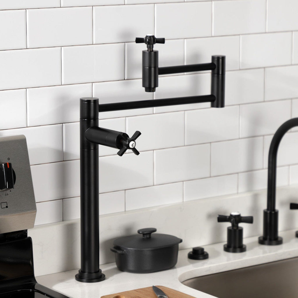 Millennium Two-Handle 1-Hole Deck Mount Pot Filler Faucet