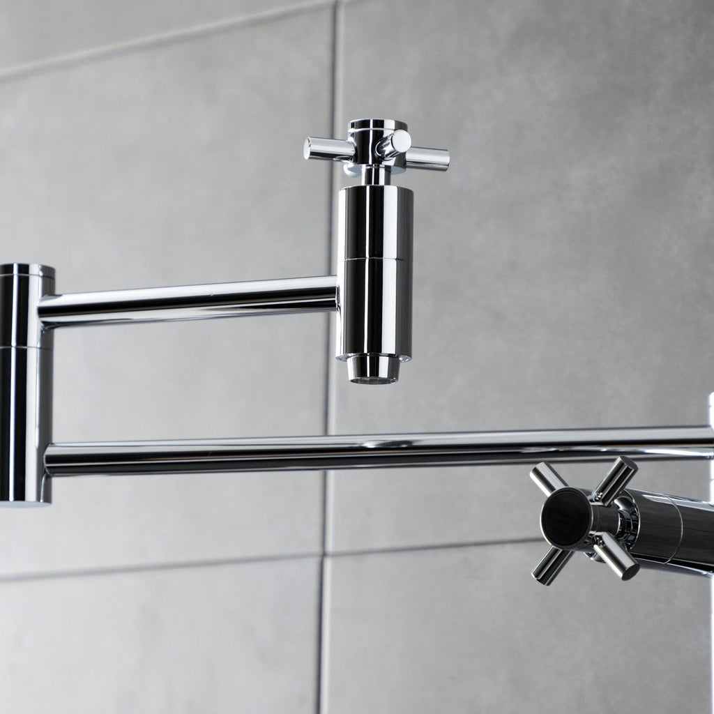 Concord Two-Handle 1-Hole Deck Mount Pot Filler Faucet