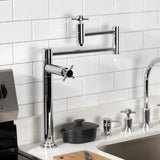 Concord Two-Handle 1-Hole Deck Mount Pot Filler Faucet