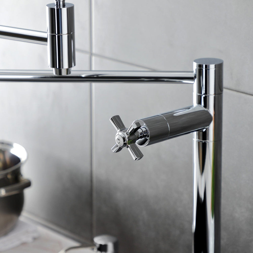 Millennium Two-Handle 1-Hole Deck Mount Pot Filler Faucet