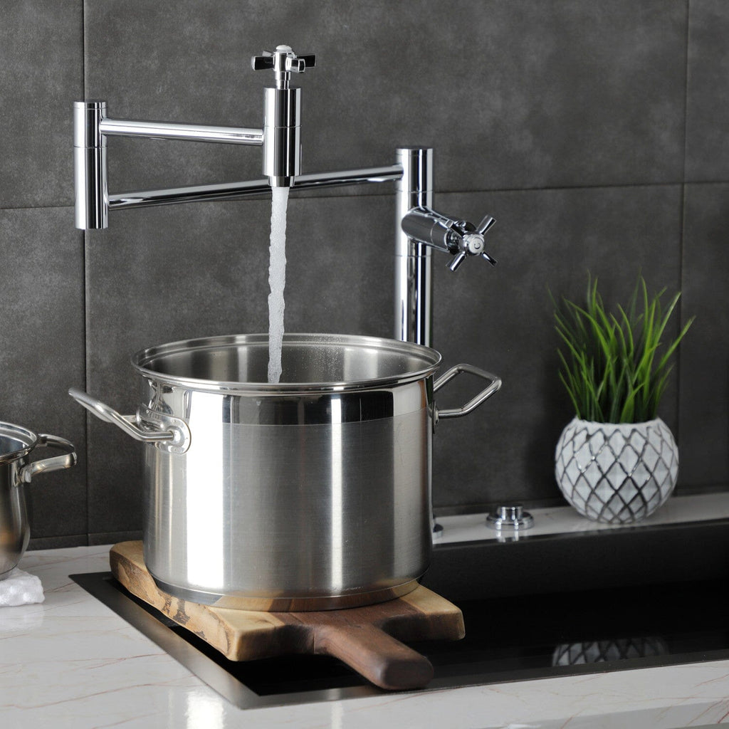 Millennium Two-Handle 1-Hole Deck Mount Pot Filler Faucet