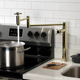 Concord Two-Handle 1-Hole Deck Mount Pot Filler Faucet