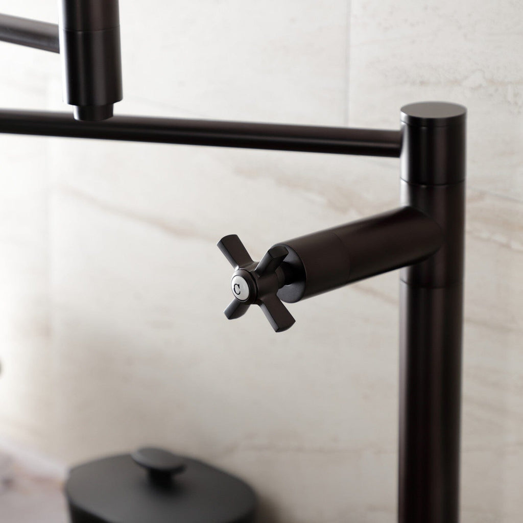 Millennium Two-Handle 1-Hole Deck Mount Pot Filler Faucet