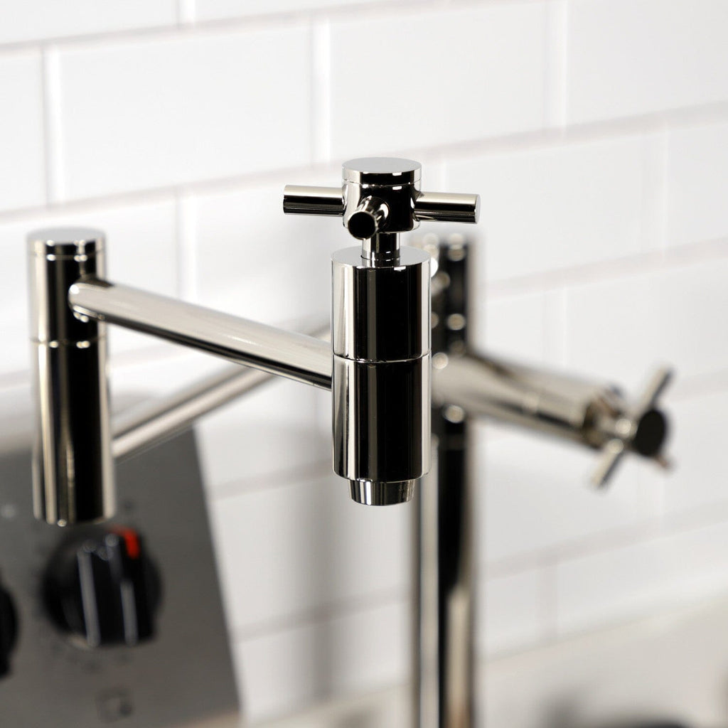 Concord Two-Handle 1-Hole Deck Mount Pot Filler Faucet