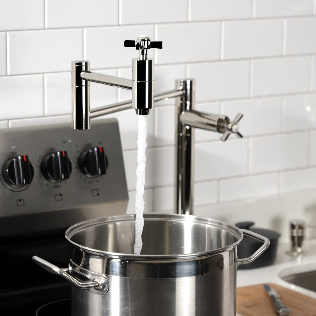 Millennium Two-Handle 1-Hole Deck Mount Pot Filler Faucet