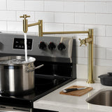 Concord Two-Handle 1-Hole Deck Mount Pot Filler Faucet