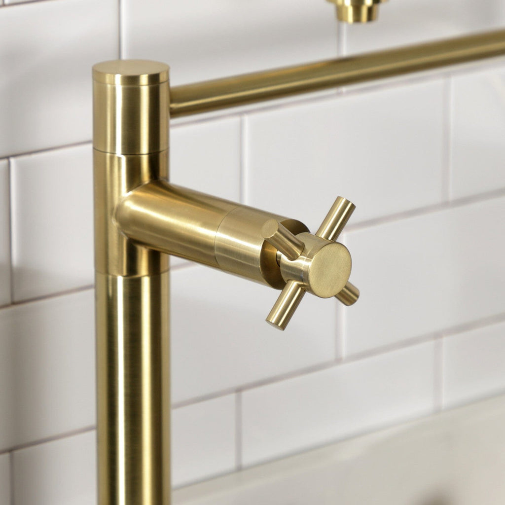 Concord Two-Handle 1-Hole Deck Mount Pot Filler Faucet