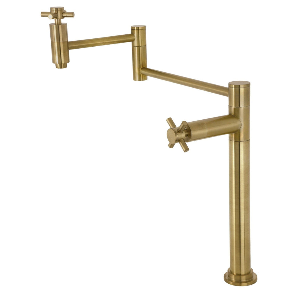 Concord Two-Handle 1-Hole Deck Mount Pot Filler Faucet