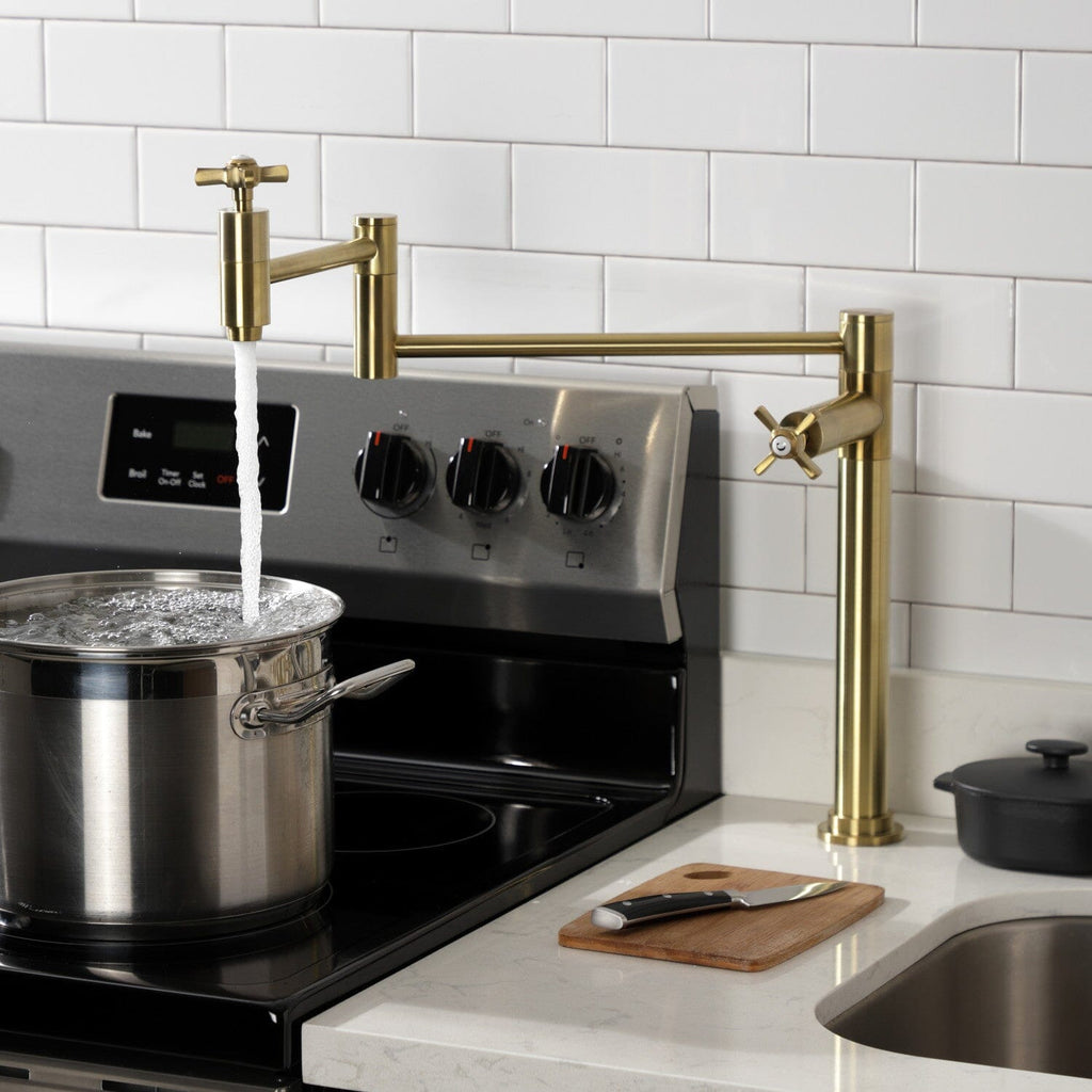Millennium Two-Handle 1-Hole Deck Mount Pot Filler Faucet