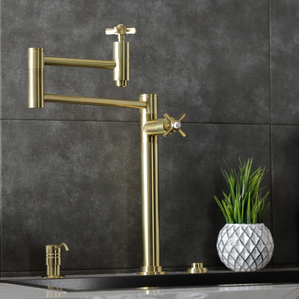 Millennium Two-Handle 1-Hole Deck Mount Pot Filler Faucet