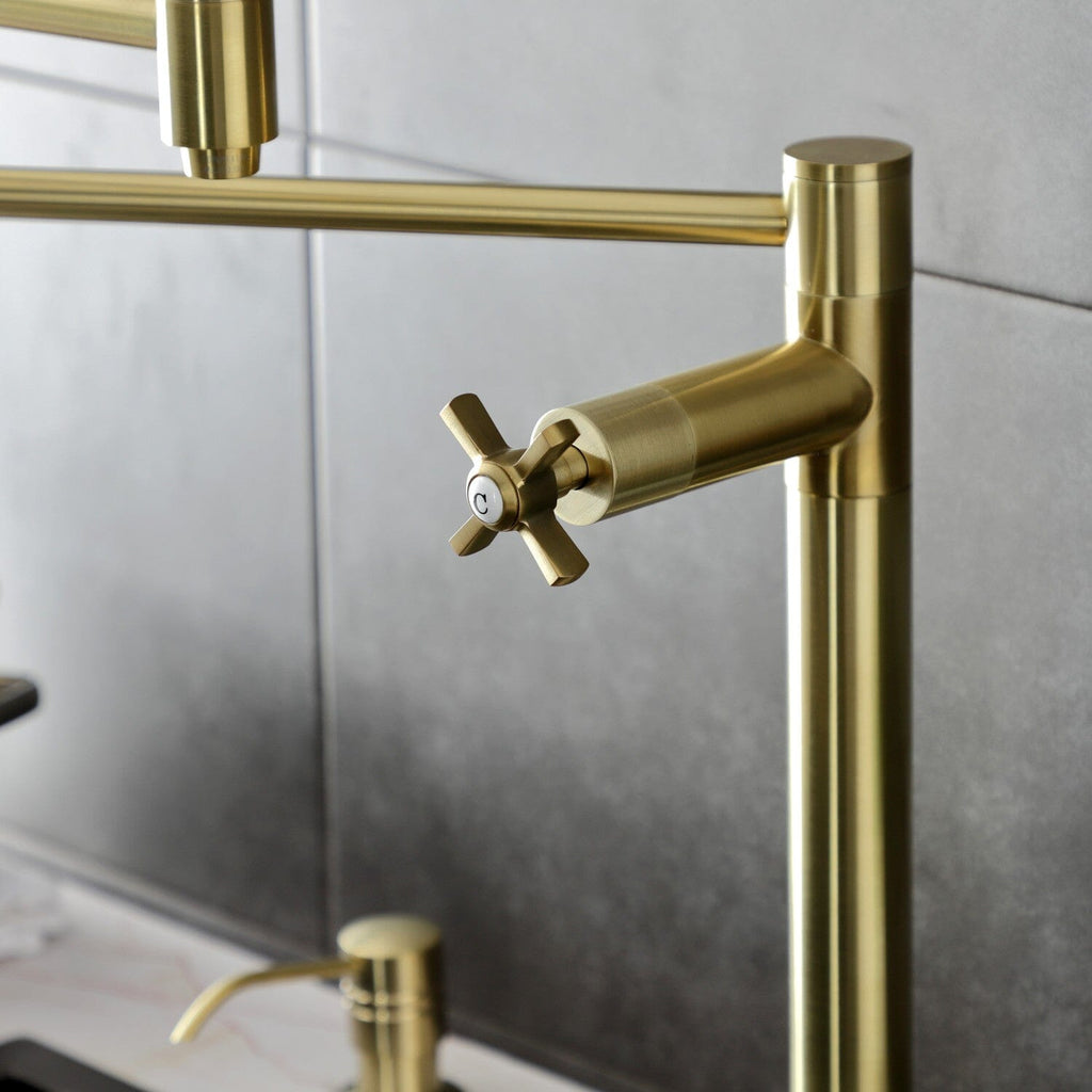 Millennium Two-Handle 1-Hole Deck Mount Pot Filler Faucet