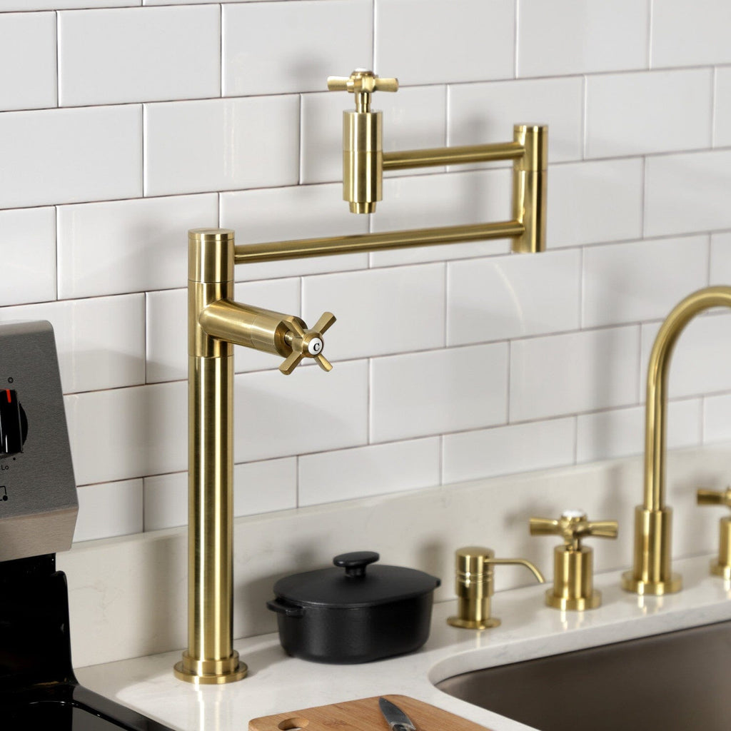 Millennium Two-Handle 1-Hole Deck Mount Pot Filler Faucet