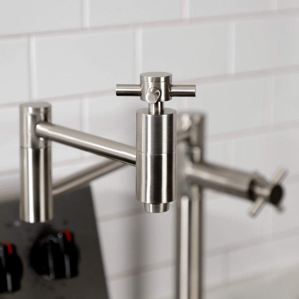 Concord Two-Handle 1-Hole Deck Mount Pot Filler Faucet