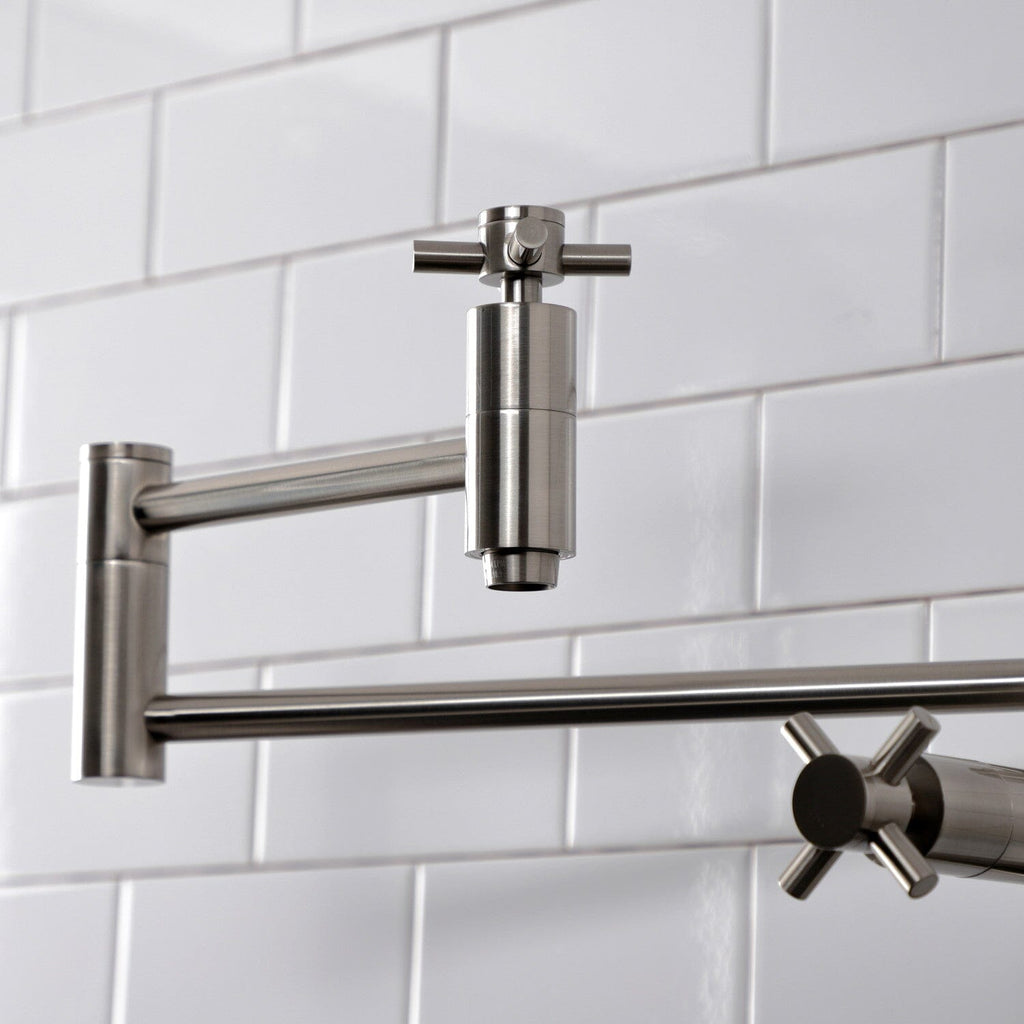 Concord Two-Handle 1-Hole Deck Mount Pot Filler Faucet