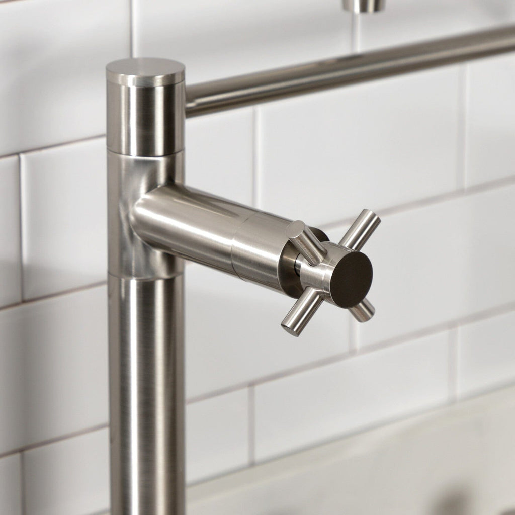 Concord Two-Handle 1-Hole Deck Mount Pot Filler Faucet