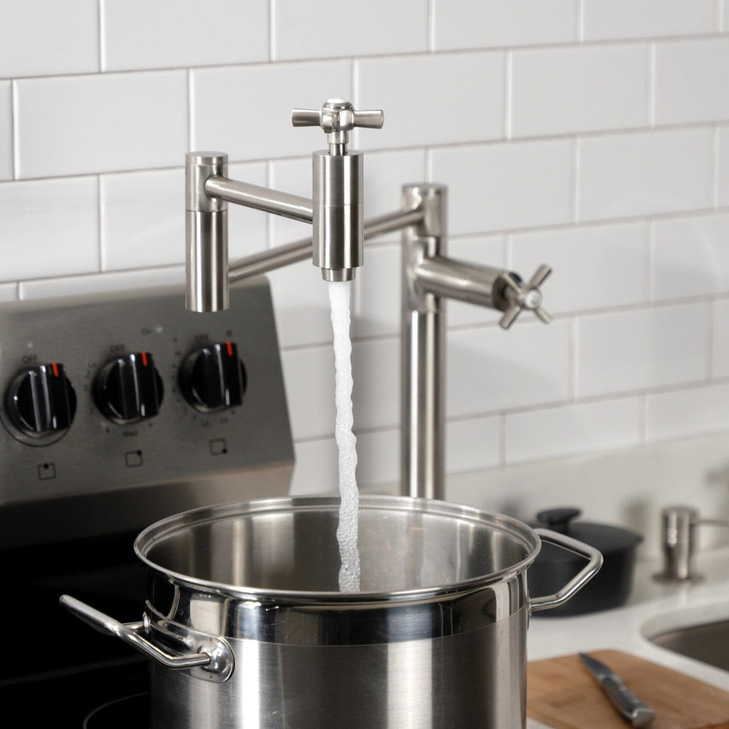 Millennium Two-Handle 1-Hole Deck Mount Pot Filler Faucet