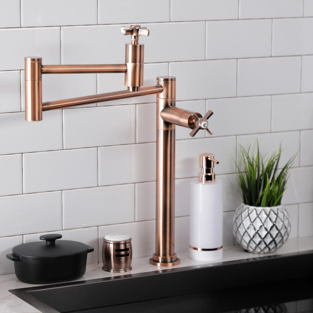 Millennium Two-Handle 1-Hole Deck Mount Pot Filler Faucet