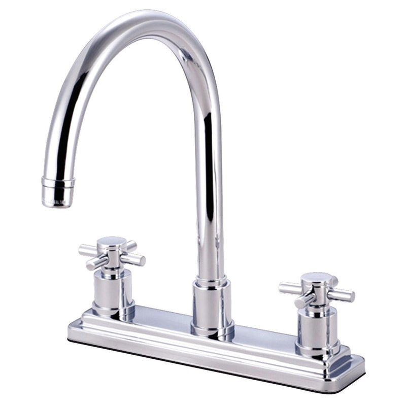 Concord Two-Handle 3-Hole 8" Centerset Kitchen Faucet