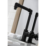 Belknap Single-Handle 1-Hole Deck Mount Bathroom Faucet with Push Pop-Up