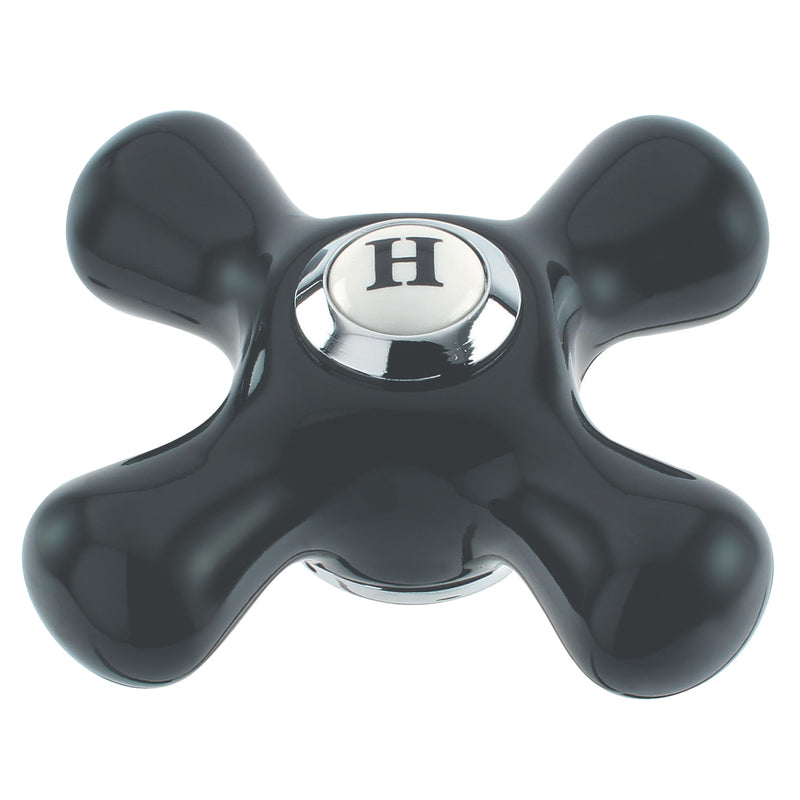 Duchess Black Porcelain Cross Handle (Hot Side)