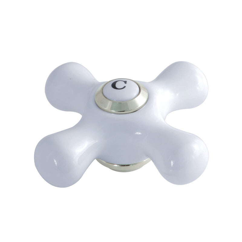Porcelain Cross Handle (Cold Side)