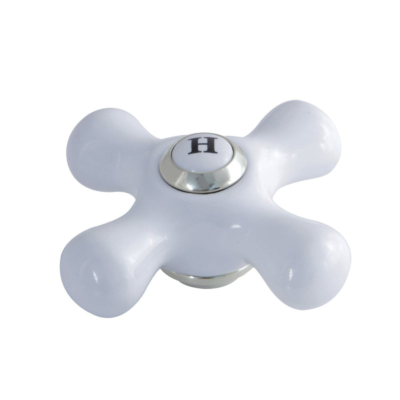 Porcelain Cross Handle (Hot Side)