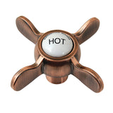 Essex Brass Cross Handle (Hot Side)