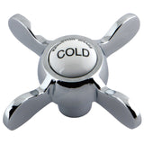 Essex Brass Cross Handle (Cold Side)