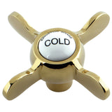 Essex Brass Cross Handle (Cold Side)