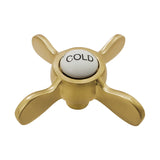 Essex Brass Cross Handle (Cold Side)