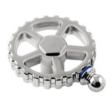 Fuller Brass Industrial Style Machine Gear Wheel Handle (Cold Side)