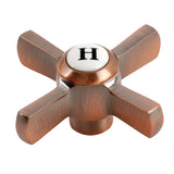 Brass Cross Handle (Hot Side)