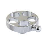 Wendell Brass Knurled Wheel Handle