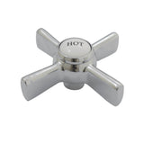 Brass Cross Handle (Hot Side)