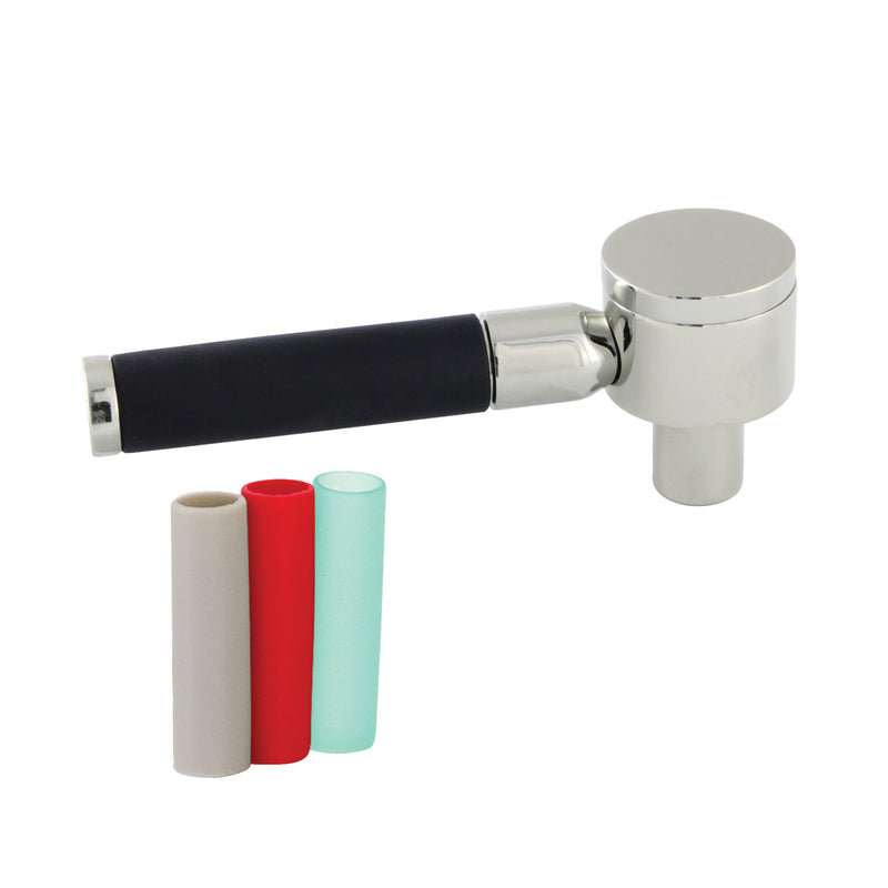 Kaiser Brass Lever Handle with Neoprene Sleeve