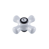 Porcelain Cross Handle (Cold Side)