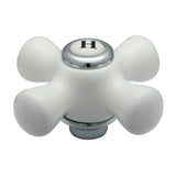 Porcelain Cross Handle (Hot Side)
