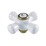 Porcelain Cross Handle (Cold Side)