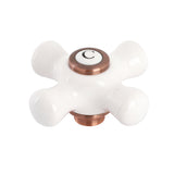 Porcelain Cross Handle (Cold Side)