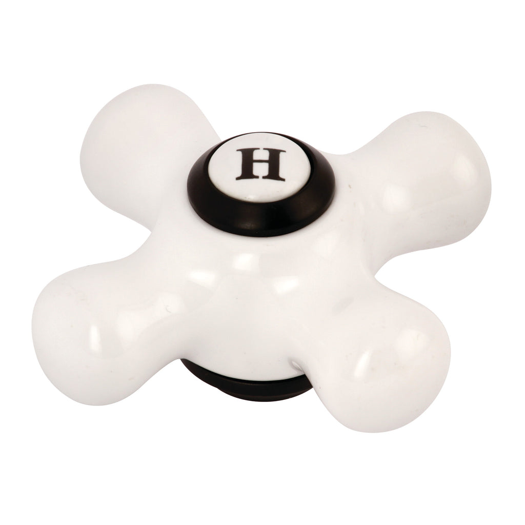 Porcelain Cross Handle (Hot Side)